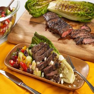 Greek-Style Skirt Steak Salad_image