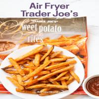 Trader Joes Frozen Sweet Potato Fries in the Air Fryer_image