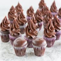 Low FODMAP Mini Chocolate Ganache Cupcakes_image