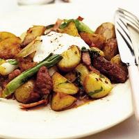 Liver & bacon sauté with potatoes & parsley image