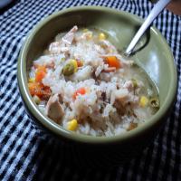Crock Pot Chicken and Rice Soup image