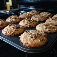 Banana Oat Muffins with Sour Cream image