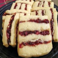 Cranberry Cherry Icebox Ribbon Cookies image