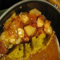Ugandan Plantains With Chicken Stew_image