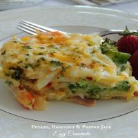 Potato, Broccoli and Pepper Jack Egg Casserole Recipe - (4.1/5)_image