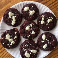 Red Velvet Chocolate Chip Cookies image