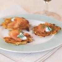 Potato Pancakes with Gravlax and Dill_image