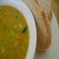 Curried Lentil and Vegetable Soup image