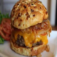 3 Cheese Stuffed Ranch Burgers image