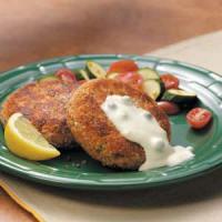 Salmon Patties with Caper Mayonnaise_image