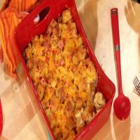 Katie Lee's Ham and Cheese Breakfast Bread Pudding_image