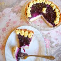 Low Carb Glazed Blueberry Cheese Pie Recipe - (4.5/5)_image