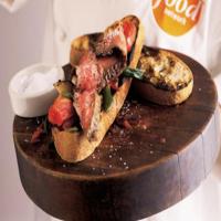 Broiled Flank Steak with Tomato-Scallion Relish_image