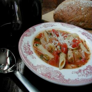 Ratatouille Soup With Pork and Penne_image