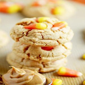Peanut Butter Candy Corn Cookies_image