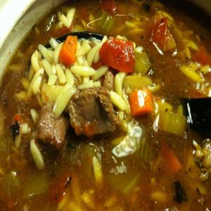 Hearty Beef Vegetable Pastina Soup image