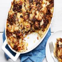 Caramelized Onion and Breakfast Sausage Strata image