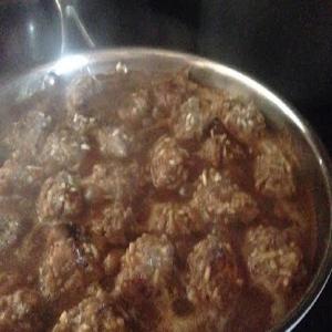 Brown Gravy Porcupine Meatballs_image