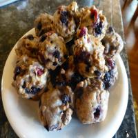 Low Fat Blueberry Cranberry Bran Muffins image