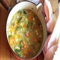 Turkey and Potato Soup With Canadian Bacon (Cooking Light)_image