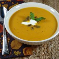 Butternut Squash and Apple Cider Soup image