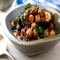 Sweet and Sour Eggplant, Tomatoes and Chickpeas image