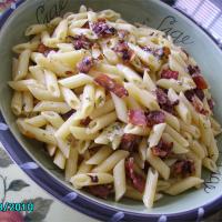 Bacon and Parmesan Penne Pasta image