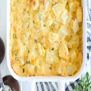 Homemade Cheesy Potatoes - Simply Scratch_image