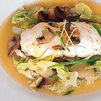 Braised Flounder with Chinese Cabbage_image