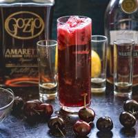 Cherry Amaretto Sidecar Cocktail_image