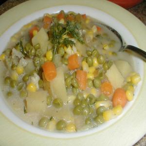 Uncle Bill's Petite Pea Vegetable Soup image