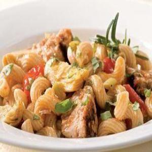 Tuna Pasta with Olives & Artichokes_image