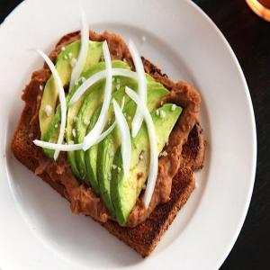 Toast With Refried Beans and Avocado Recipe_image