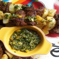 Steak & Potato Alambritos With Chimichurri Recipe - (4.7/5)_image