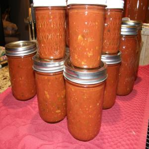 Tangy Spaghetti Sauce for Canning image