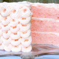 Pink Champagne Cake {Scratch Recipe}_image
