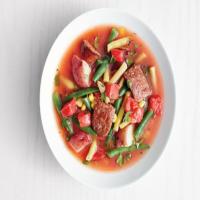 Summer Vegetable Soup with Andouille_image