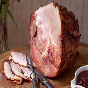Cranberry-Glazed Ham image