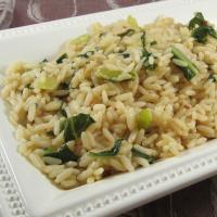 Bok Choy Steamed Rice_image