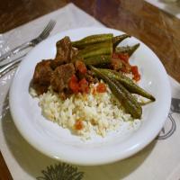 Bamya ( Lamb or Beef and Okra Stew) image