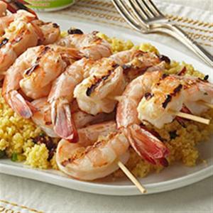 Shrimp with Fruited Couscous_image