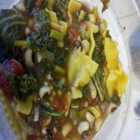 Vegetarian Crockpot New Years Day Soup image