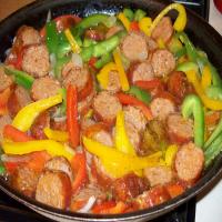 Sausage and Bell Peppers image