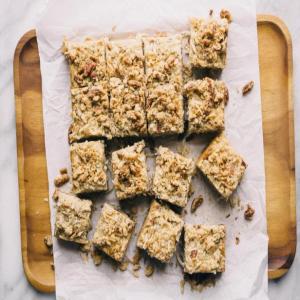 Banana Snack Cake with Coconut, Chocolate and Pecan Streusel_image