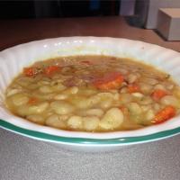 Dad's Lima Bean Soup with Ham Bone_image