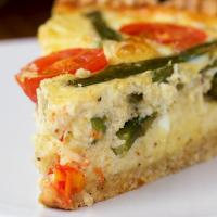 Easy Cast-Iron Cheesy Asparagus Quiche Recipe by Tasty image