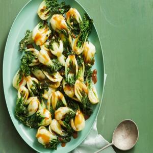 Baby Bok Choy with Oyster Sauce image