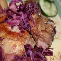Red Cabbage With Pork and New Potatoes_image