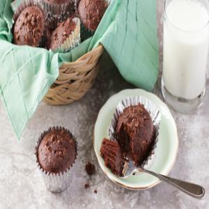 The Ultimate Chocolate Brownie Muffins Recipe - Genius Kitchen_image