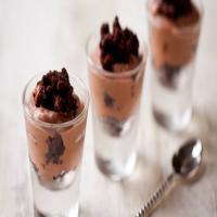 Chocolate Mousse Brownie Shots image